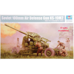 Trumpeter  1/35  Soviet 100mm  Air Defense Gun KS-19M2