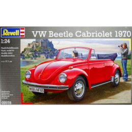 Revell  1/24   VW Beetle Cabriolet 1970 - Model Set