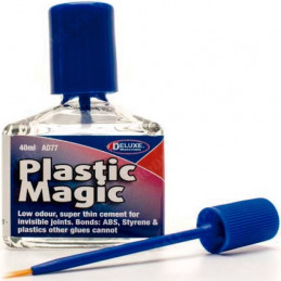 De Luxe Materials  Glue Plastic Magic  "Low odour"