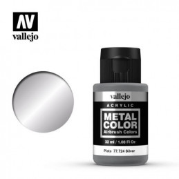 Vallejo  Metal Color Plata