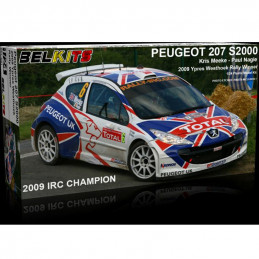 Belkits    1/24   Peugeot 207  S2000  "2009 Ypres Westhoek Rally Winner"