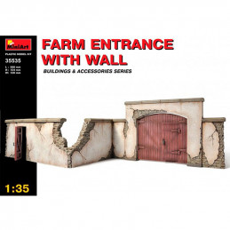 MiniArt   1/35  Farm Entrance w/Wall