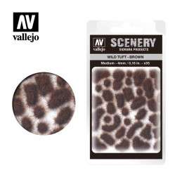 Vallejo   Scenery  Wild Tuft - Brown 4mm