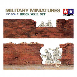 Tamiya  1/35   Brick Wall Set