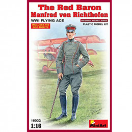 MiniArt  1/16  Manfred von Richthofen "THE RED BARON"  WWI Flying Ace